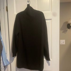 aritzia wilfred montpellier sweater dress black size small